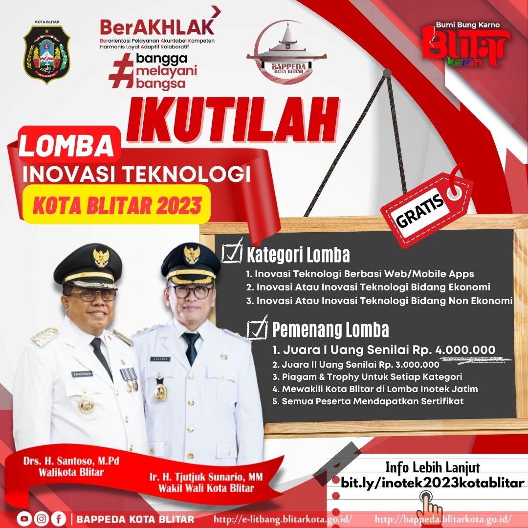 Lomba Inovasi Teknologi Kota Blitar Tahun 2023