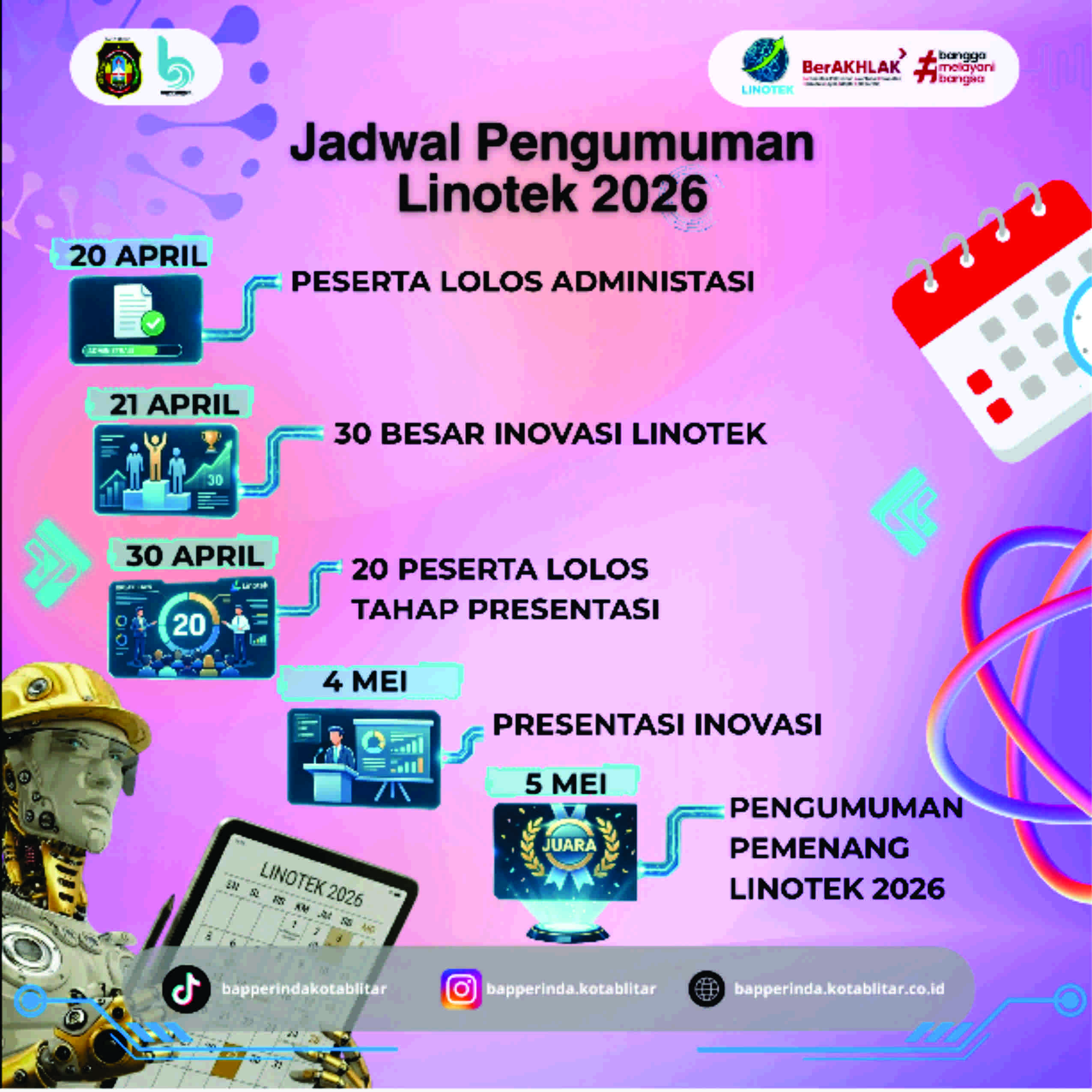 Jadwal Pengumuman Inotek 2026